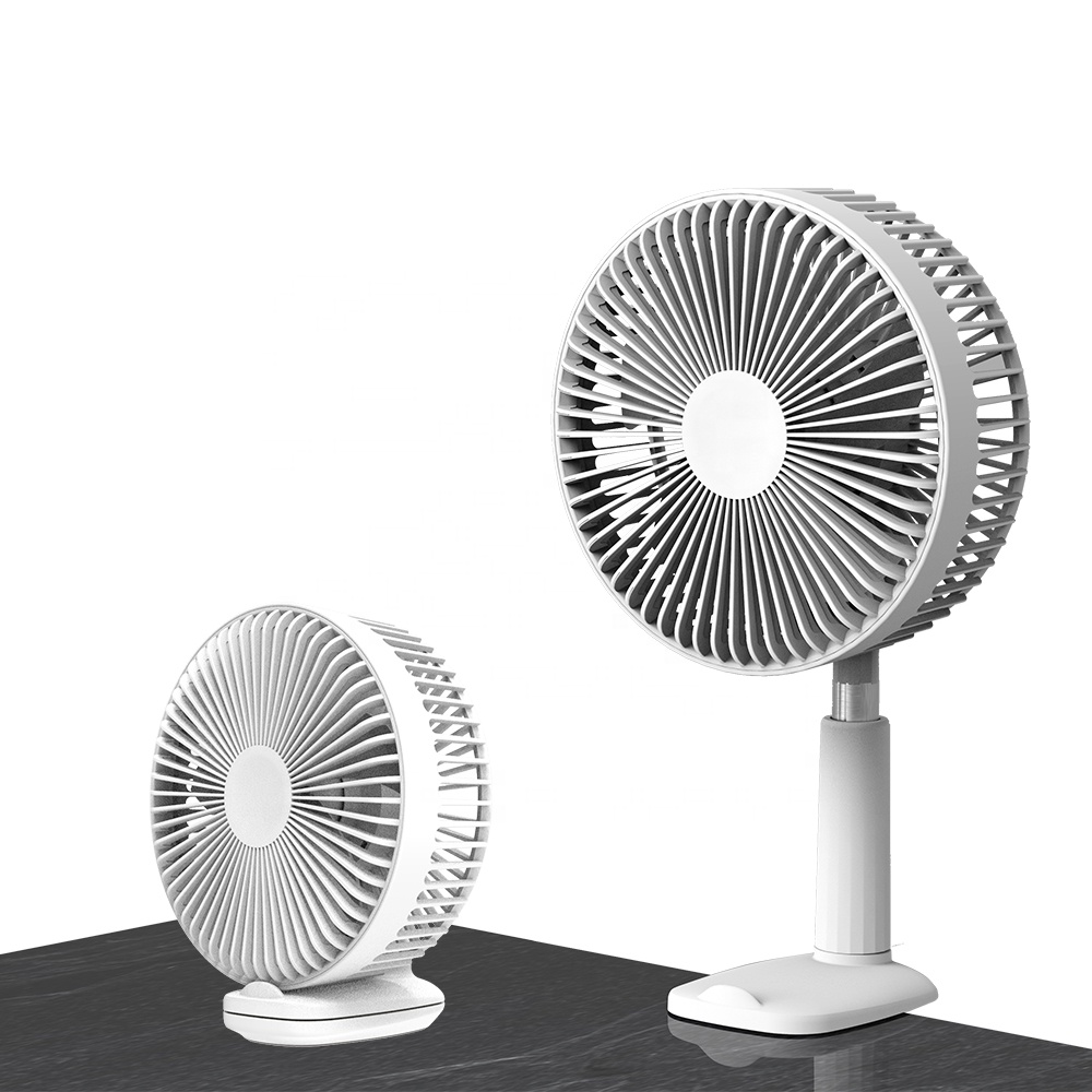 ''360 degree Adjustable Clip Clamp FAN with Usb 1800mAh Battery and 5 Speed Wind for Office, Home,''''''